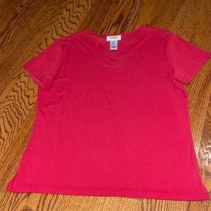 Red blouse